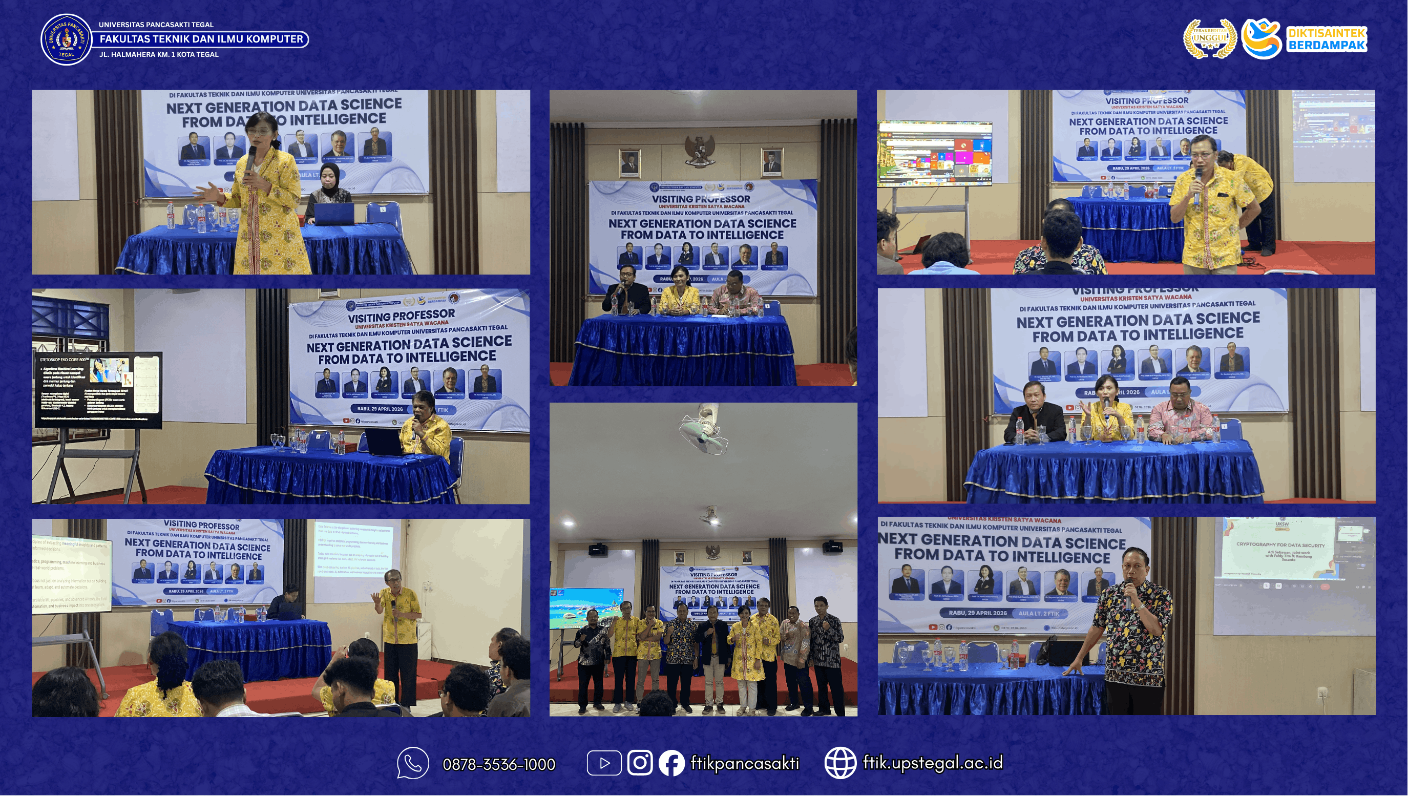 Visiting Professor Dengan Tema Next Generation Data Science Form Data To Intelligence FTIK Hadirkan Pakar